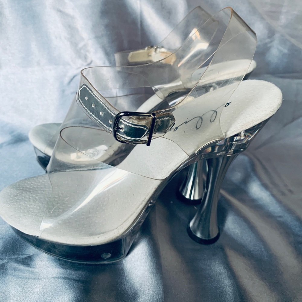 Clear Ellie Pumps.